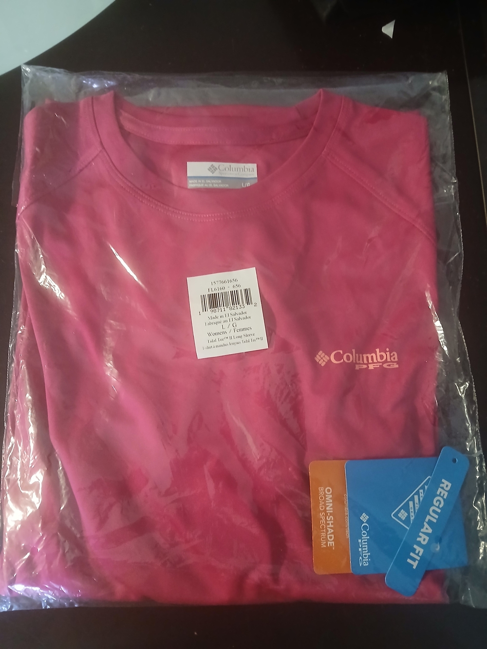 Columbia Women's Long Sleeve Pink Performance Tee - Picture 9 of 9